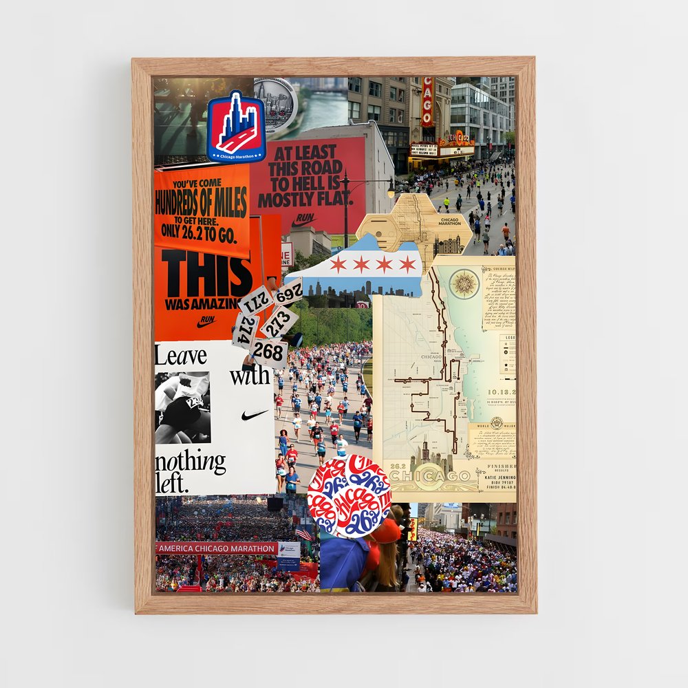 Poster Esprit de Marathon – affiche Athlétisme (vue 4)